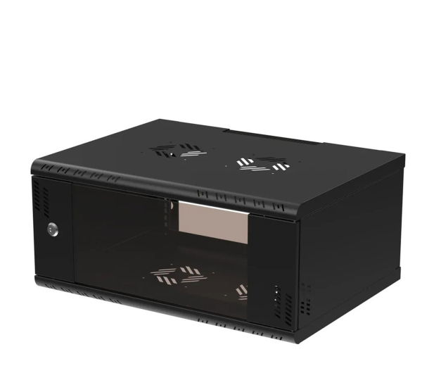Extralink Wisząca 19" 4U 600x450mm Premium jednosekcyjna (czarna) EX.39274 - 1323267 - zdjęcie 3